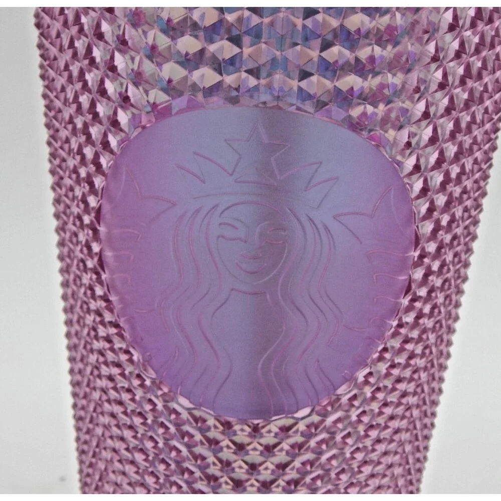 Starbucks 2021 Walt Disney World 50th Anniversary Studded Pink 24oz Tumbler Cup